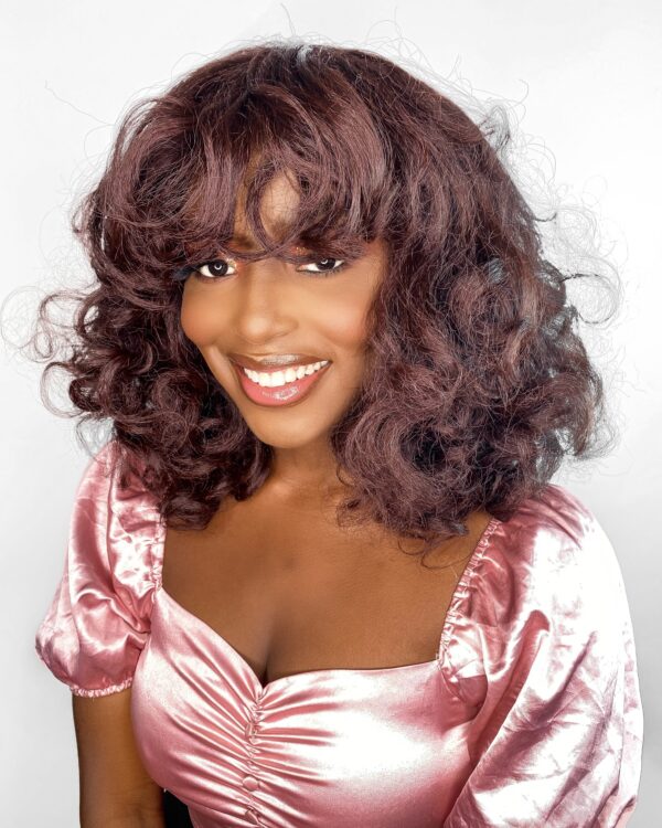 Bouncy Curly Fringe Wig | Show Stopper Wig | All Things Savvy
