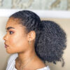 Afro Puff Drawstring Ponytail~ 4A/4B Kinky Coily Ponytail