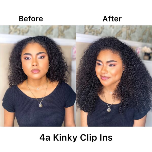Kinky Curly Clip Ins 3B/4A | All Things Savvy | Premium Fiber