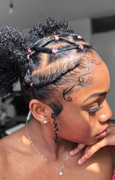 14 EASY HAIRSTYLES FOR SHORT NATURAL HAIR ON BLACK WOMEN