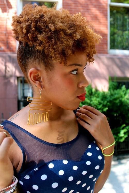 14 EASY HAIRSTYLES FOR SHORT NATURAL HAIR ON BLACK WOMEN